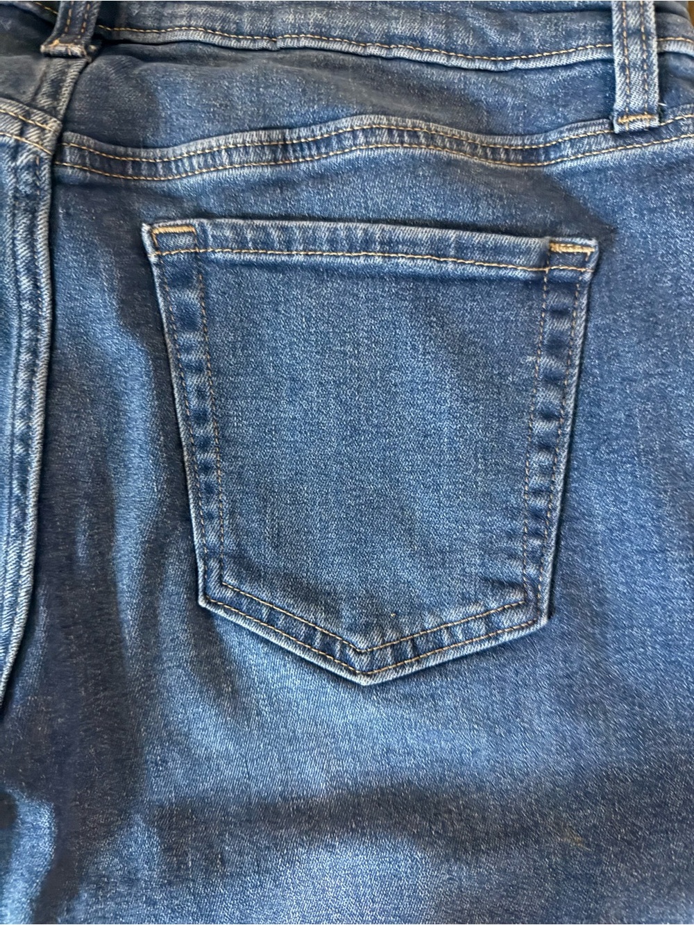 GAP Mid Wash Denim Bermuda Shorts - Blue - Picture 4 of 6